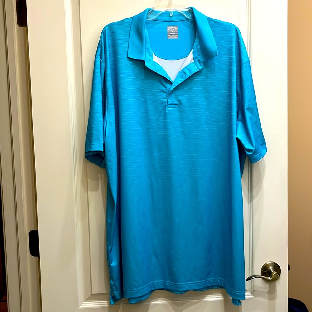 🇺🇸Callaway golf shirt teal color. Size 2X. Good condition. Smoke-free home.